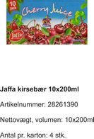 jaffa kirsebær 10x200ml